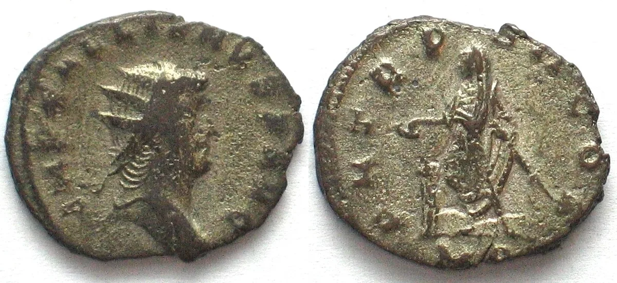 260-268 GALLIENUS (253-268 AD). AR Antoninianus, 260-268, MD, Milan mint XF
