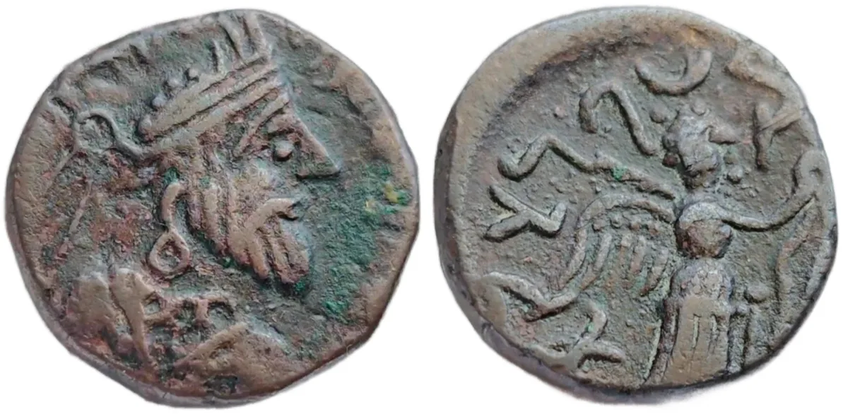 Indo-Parthians, Gondophares (20-50AD), AE tetradrachm (9.41g)