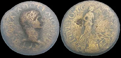 Roman Provincial Mysia Cyzicus, Ruler Trajan, Gnaeus Pedanius Fuscus Salinator (proconsul) 98/102 AD, AE 19.7mm 4.59gm