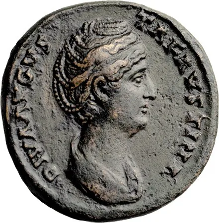 Faustina I, Diva. Sestertius