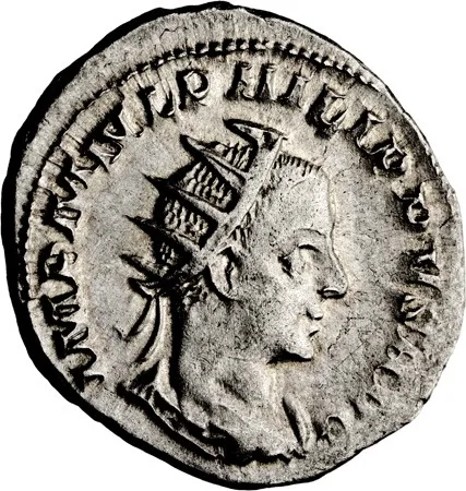 Philip II as Augustus. Antoninianus