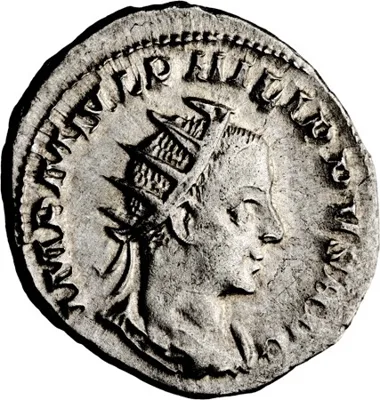 Philip II as Augustus. Antoninianus