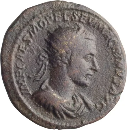Macrinus. Dupondius