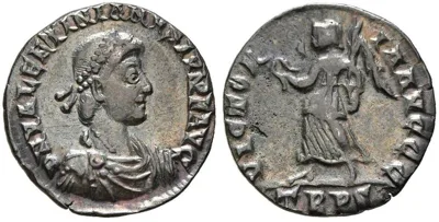 Valentinian II AR Siliqua. Treveri, AD 375-392.