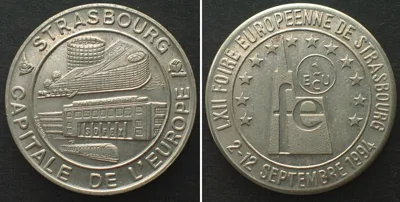 1994 STRASBOURG 1 Ecu 1994 Cu-Ni UNC