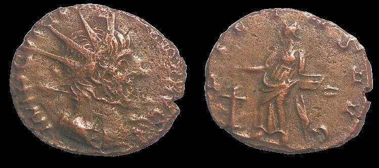 Victorinus 269-271. AE Antoninianus 19.6 mm, 2.91gm, Trier VF