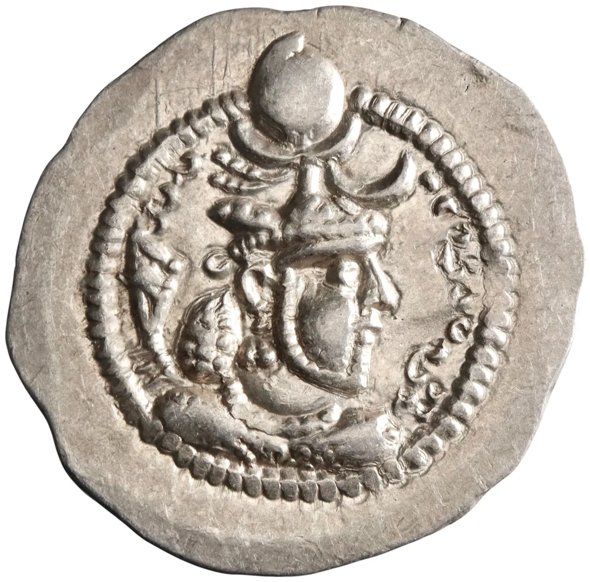 Sasanian: Peroz (457-484), silver drachm (4.17g), LD (Ray) mint, 457-484 CE.