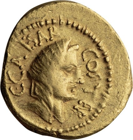 Julius Caesar gold aureus