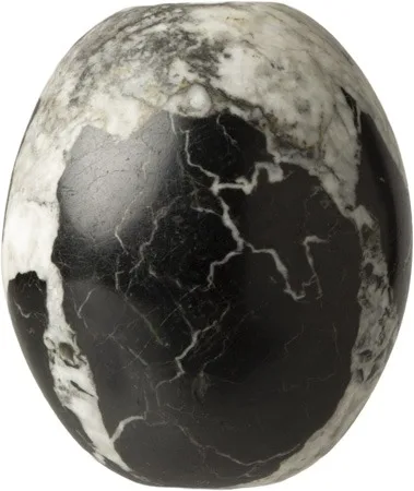 Egyptian Predynastic Votive Piriform Black Breccia Macehead