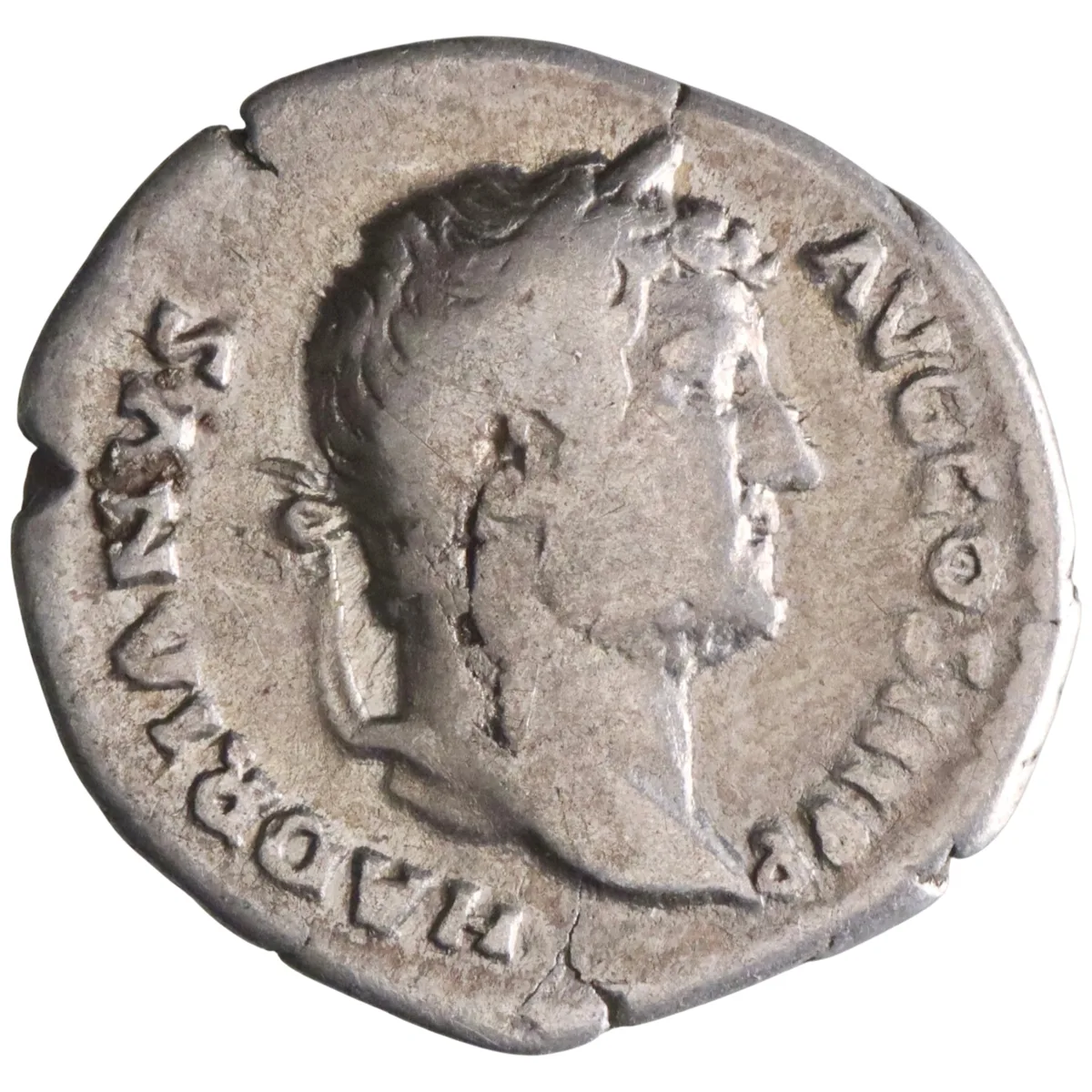 Roman: Hadrian (117-138), silver denarius (3.12g), Rome mint, 134-138 CE. Providentia.
