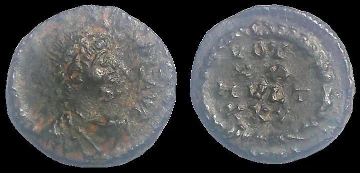 Arcadius 383-408 AD (January 19, 383 AD and August 25, 383 AD) AE 12.7mm 1.18gm. Antioch. Rare