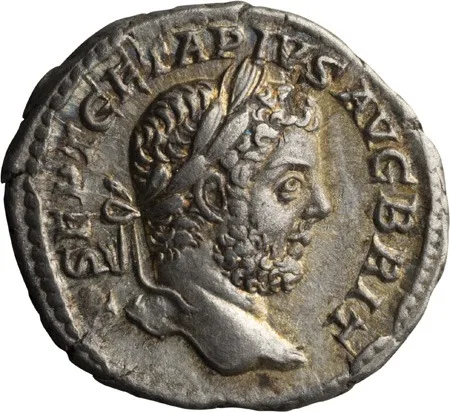 Geta as Augustus. Denarius