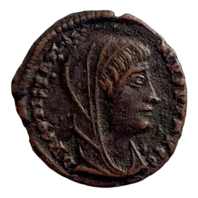 Constantius II. Billon Ae3. Alexandreia Egypt mint. 337–340 CE.