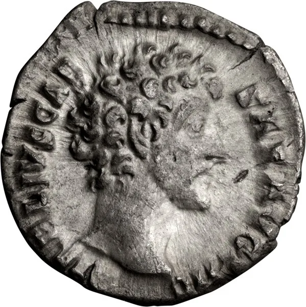 Marcus Aurelius as Caesar. Denarius
