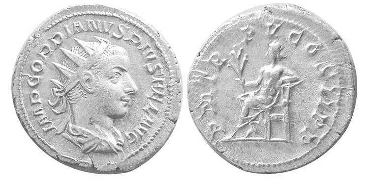 ROMAN EMPIRE, Gordian III. 238-244 AD. AR Antoninianus Choice Superb