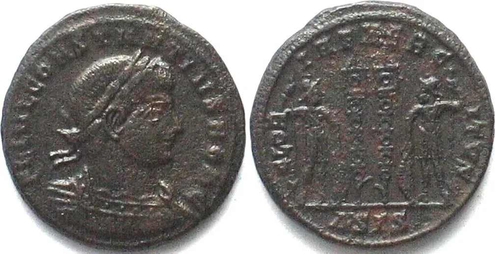 330-333 CONSTANTIUS II (324-361 AD). AE Follis, 330-333, ASIS, Siscia mint XF