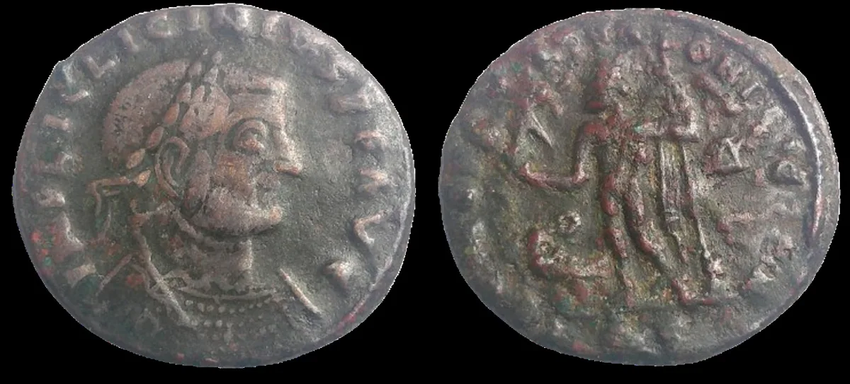 Licinius I 308–324 AD (Struck 315-316 AD) AE 22.2mm 3.07gm Follis. Rare