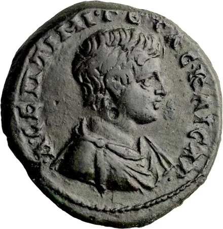 Geta as Caesar. AE 26
