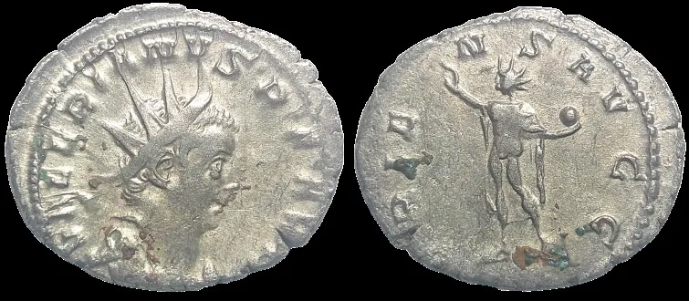 Valerian I. 253-260 AD (Struck 257 AD) AR Antoninianus 3.29g, 24mm, Colonia Agrippinensis mint. Toned VF.