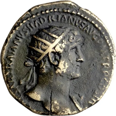 Hadrian Muled Dupondius. Dupondius