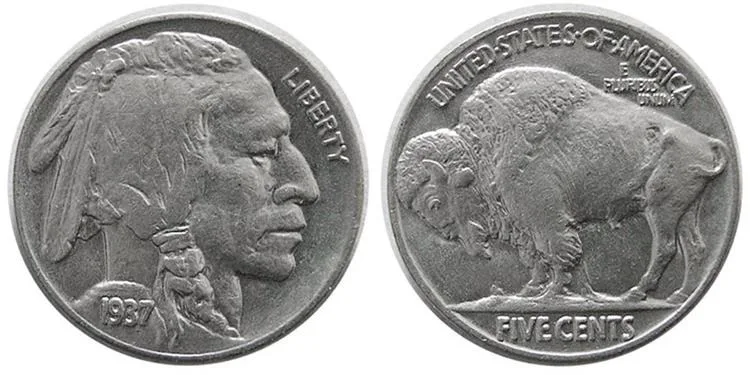 UNITED STATES, 1937. Buffalo Nickel. Choice Gem BU. Toned. Fully lustrous