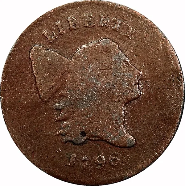 Liberty Cap Half Cent, 1796, No Pole, ½¢ , 19th Century Copy
