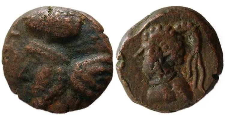 KINGS of ELYMAIS, Orodes IV. Late 2nd century AD. Æ Drachm, Red patina. Choice VF / EF