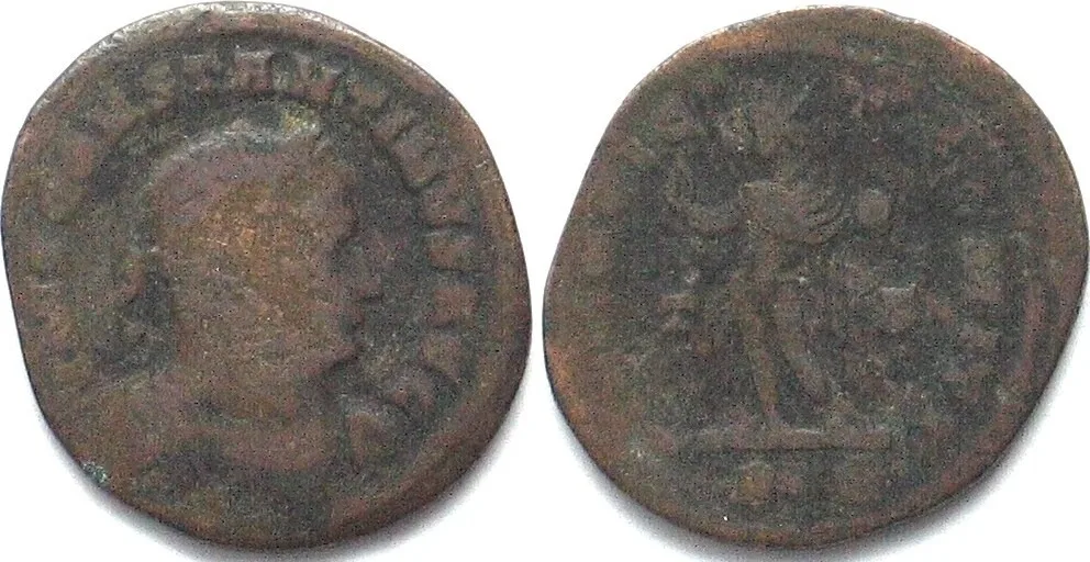 312-313 CONSTANTINE I the Great (306-337 AD). AE Follis, 312-313, RP, Rome mint VF-
