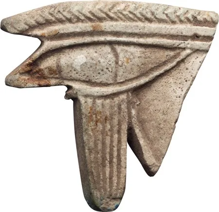 Egyptian Faience Eye of Horus