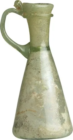 Roman Green Glass Vessel