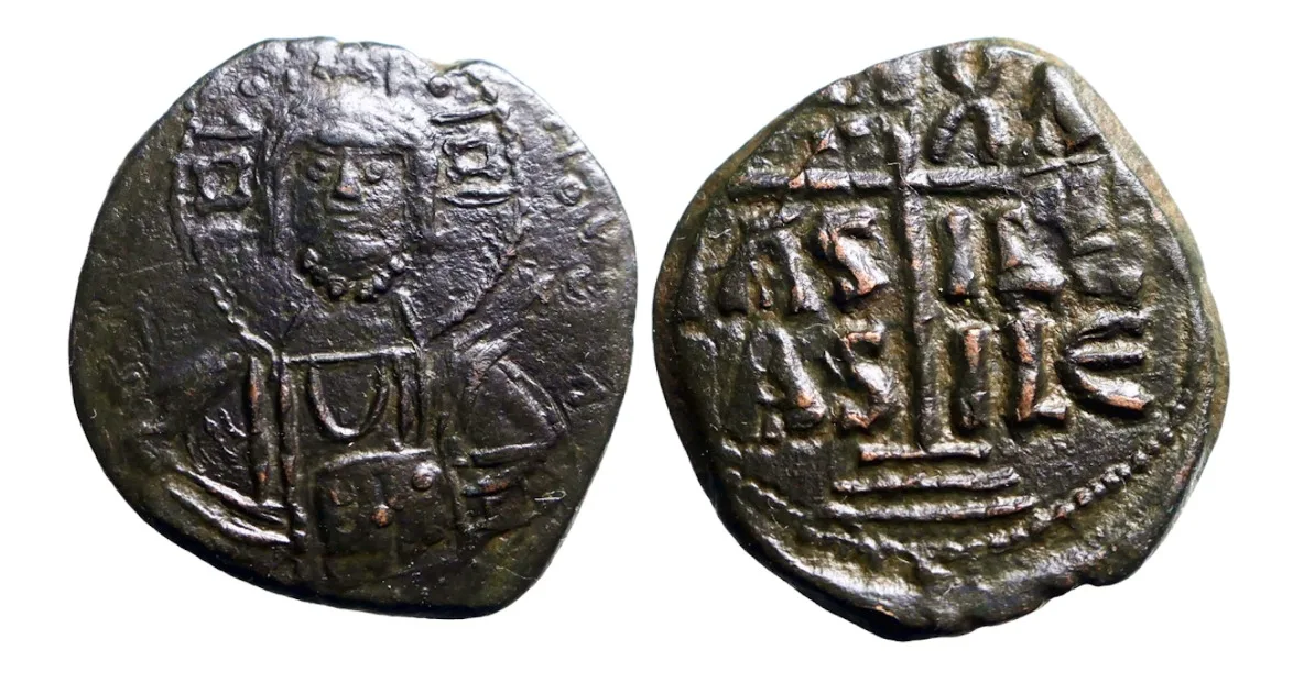 BYZANTINE. Anonymous Follis. Romanus III. A.D. 1028-1034.
