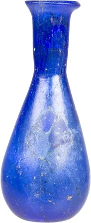 Roman Cobalt Blue Glass Unguentarium