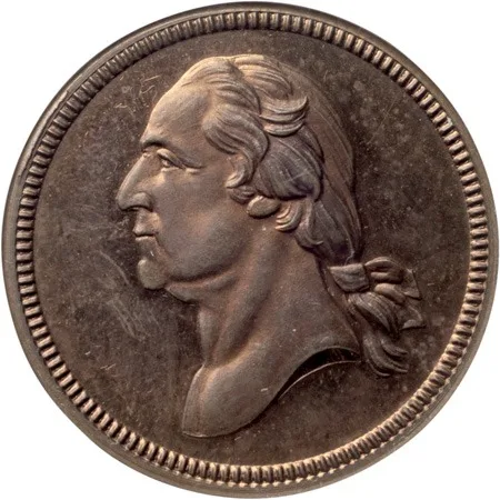 Exonumia, 1862, Washington's Tomb, Medal, MS63 BN, NGC