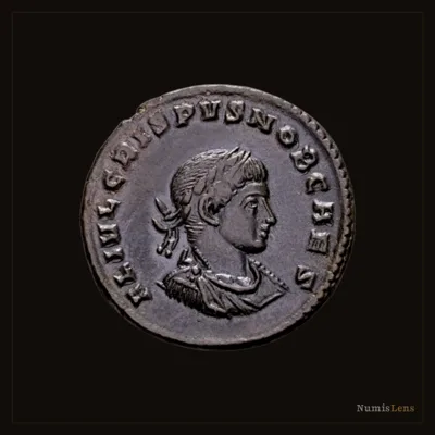 Crispus — Nummus, CLARITAS REIPVBLICAE, Trier