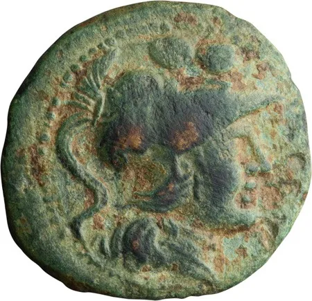 Apulia, Caelia. Aes Grave, almond-shaped Sextans