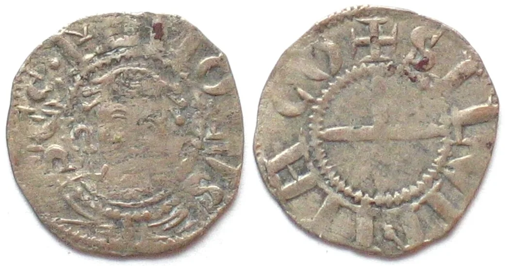 1180-1213 BOURBONNAIS - PRIORSHIP OF SOUVIGNY Denier anonym 1180-1213 silver VF-XF VF-EF
