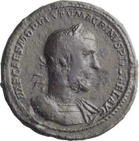 Macrinus. Sestertius