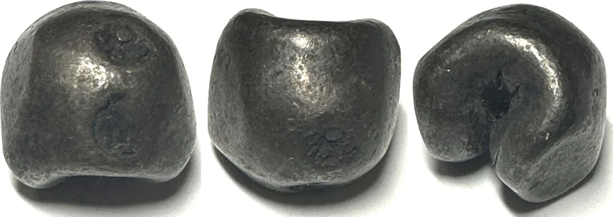 1824-1851 THAILAND 1 Baht, RAMA III (1824-1851), Prasat, Pot Duang Bullet Coin, silver, VF