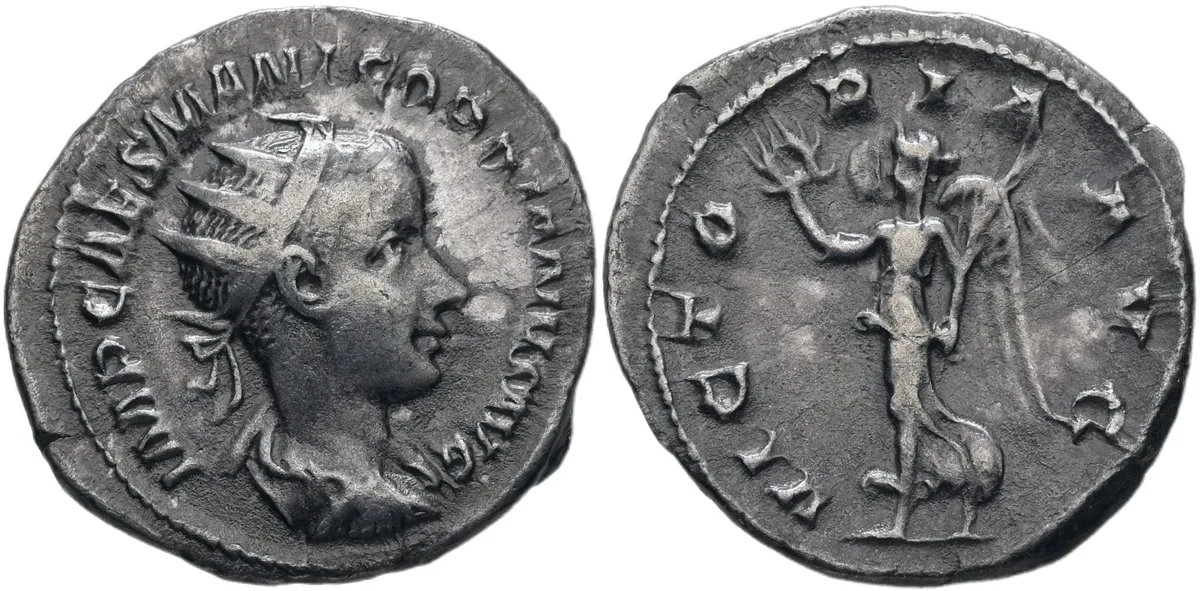 Roman Emperor Gordian III Silver Coin 238–244 AD