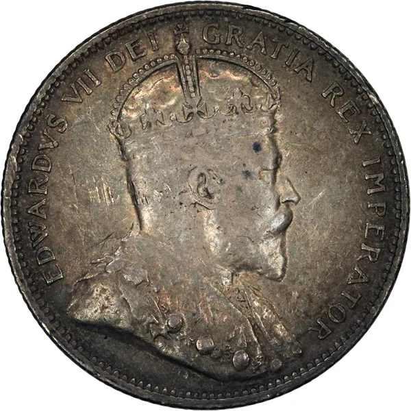 Canada, 1902, H, 25 Cents, VF
