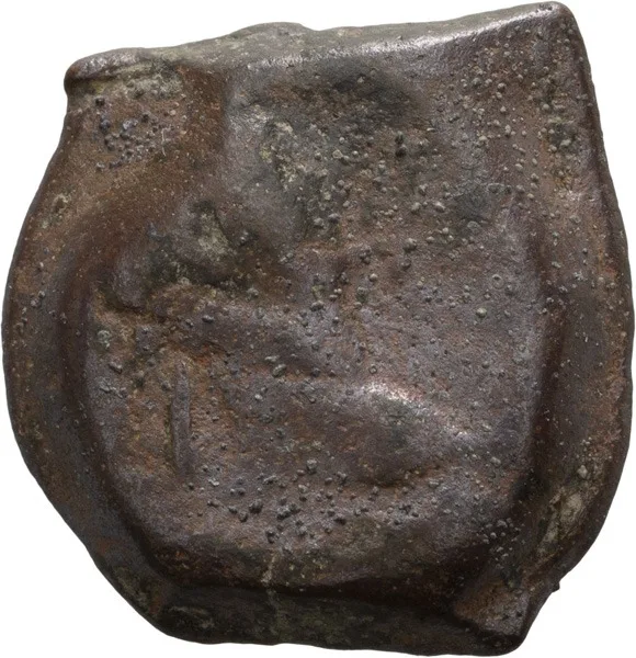Trajan. AE 13, dichalkon