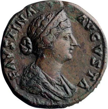 Faustina II. Sestertius