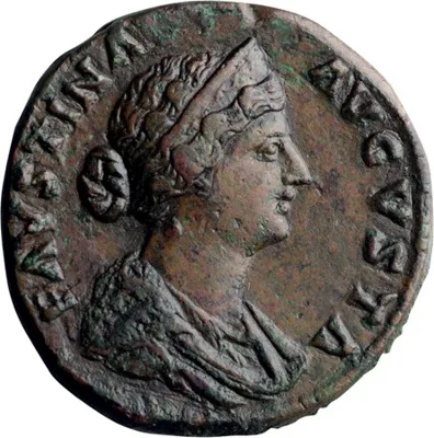 Faustina II. Sestertius