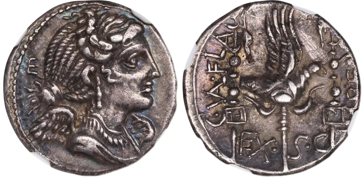 C. Valerius Flaccus Denarius