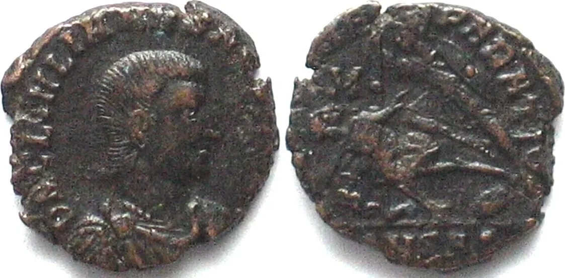 355-357 JULIAN II Apostata (355-363 AD), AE Follis, 355-357, CONSA., Constantinople mint XF