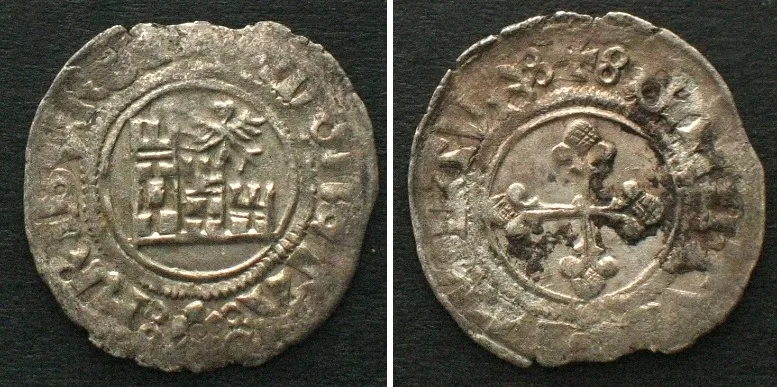 1500-1529 Swiss FRIBOURG Funfer ND(before 1529) silver XF! EF