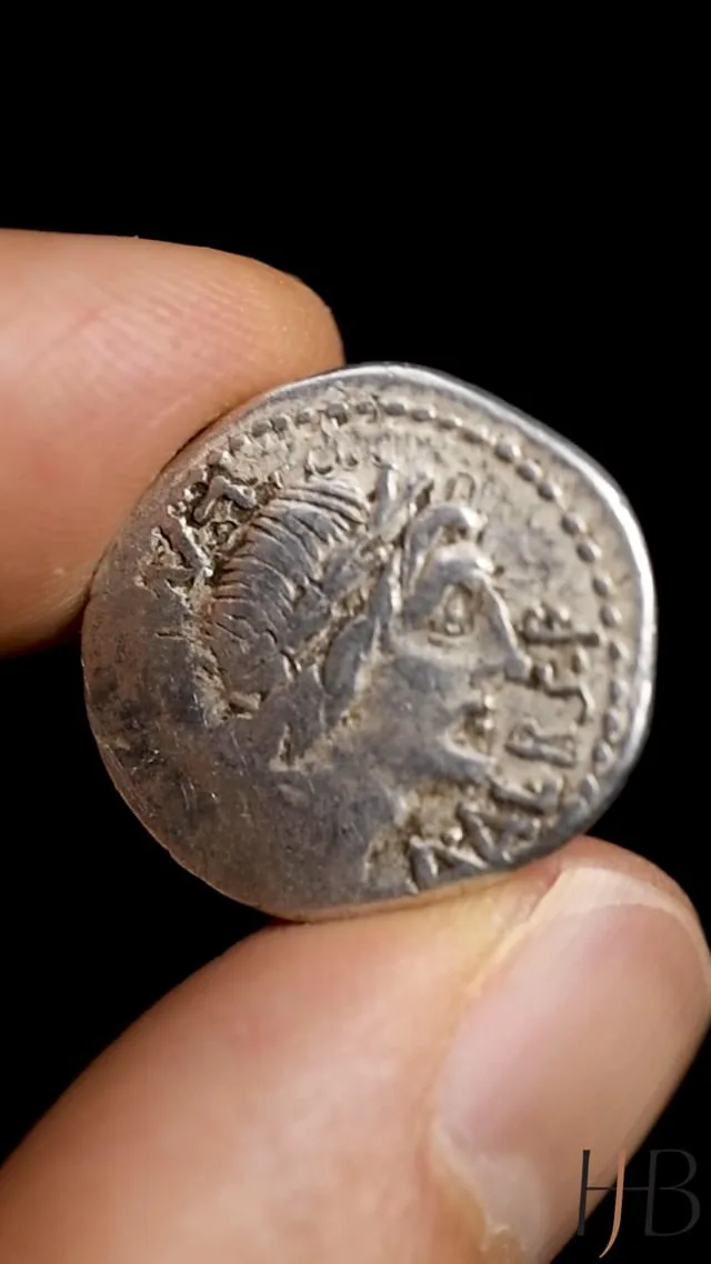 C. Malleolus, A. Albinus Sp.f., and L. Caecilius Metellus. Denarius
