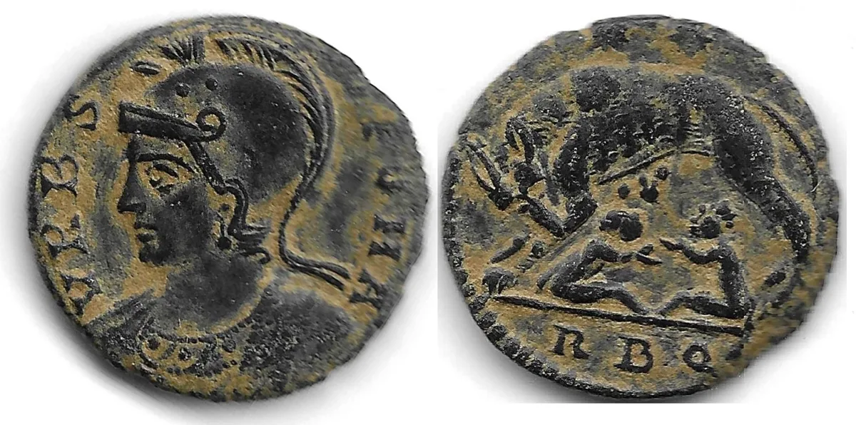 City Commemorative, Rome, AD 330-346 (Struck in 330 AD). 16.6 mm, 2.26gm, VF