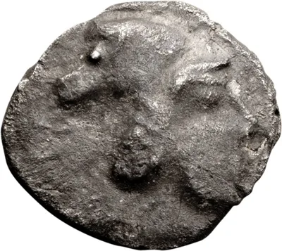 Judaea, Philistia. AR ma'ah-obol