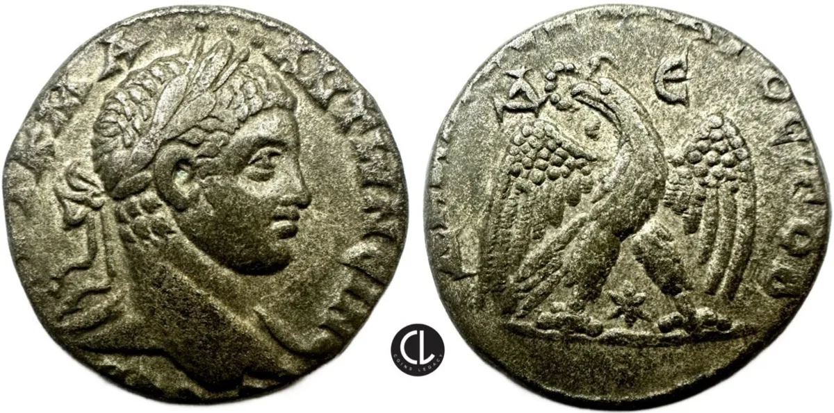 Syria, Seleucis and Pieria, Elagabalus, BI Tetradrachm, Antioch Mint, 219 AD